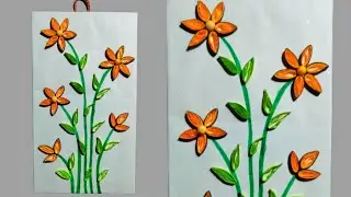 Home Decoration Idea | Wall Hanging Craft Idea |Paper Wall Crafting |
