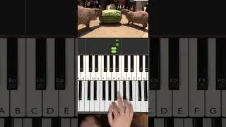 Capybara Song EASY Piano Tutorial