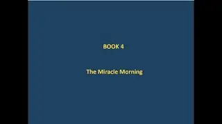 The Miracle Morning  (BOOK 4)