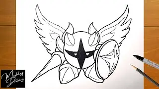 How to Draw Galacta Knight from Kirby