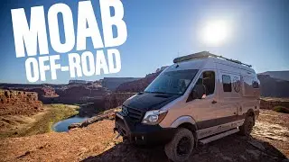 Ripping Canyon Trails in 4x4 Sprinters! | MOAB UTAH