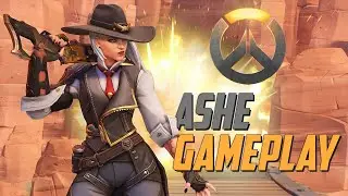 Overwatch: Ashe Gameplay + 16 Player Kill Streak!!!
