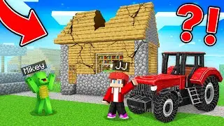 Why Did JJ Destroy Mikey House in Minecraft? (Maizen)