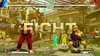 StreetFighterV Ken Arcade Playing