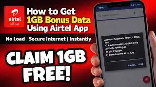 My Airtel App How to Register and Get 1GB Bonus Data @airtelug 