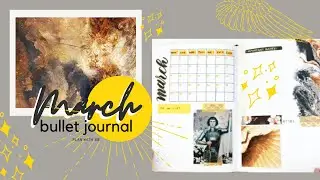 MARCH 2021 Plan With Me| 🖤Black & Gold ⚜️ Theme