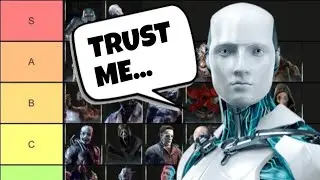 DBD Tier List made by A.I. (Chat GPT)