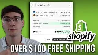 How To Set Up Free Shipping Over $100 On Shopify (Easy)