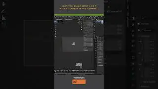 Blender Tip Easy Camera Setup | AR3Designs Daily Blender 3D Tips