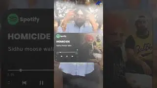 Homicide Sidhu moose wala spotify card status #trendingshorts#punjabisong #sidhumoosewala