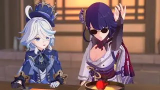 Furina cooking with Raiden Shogun