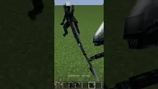 Заразил Жителя лицехватом в Майнкрафт чужой чужие alien facehugger Minecraft