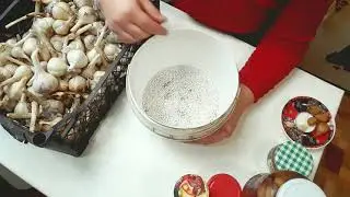 как сохранить чеснок. спомоб первый...