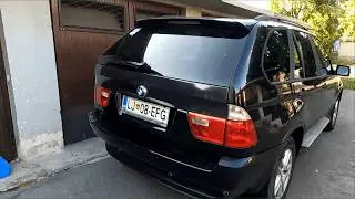 Поклейка пленки на ляду BMW X5 e53