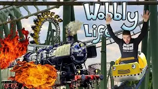 Von der Achterbahn zum Zugunglück! | Wobbly Life