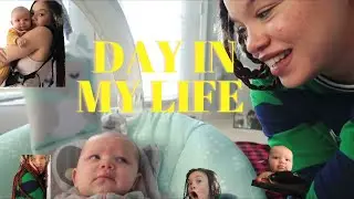 Day In My Life, Cooking, Poopy Diapers, Going for walks | Cheyenne Hewitt