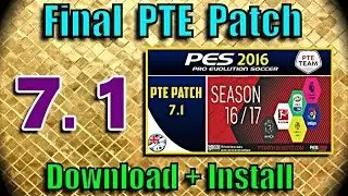 [PES 2016] PTE Patch 7.1 (Unofficial by Leo Tarinha)