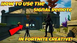HOW To Use The Signal Remote In Fortnite Creative! Killstreaks, Personal Cars +More!