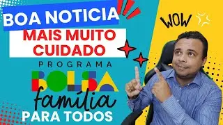 ÓTIMA NOTÍCIA BOLSA FAMILIA MAIS MUITA ATENÇÃO