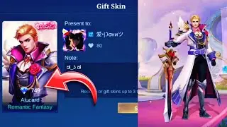 I gifted myself Alucard's Valentine's skin using my 2nd account | MLBB 2024