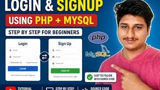 Simple Login & Signup Form in PHP + MySQL (Step by Step for Beginners)