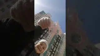 Квадрокоптер, вертолёт взлетает 