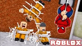HOMEM ARANHA PRENDEU OS CRIMINOSOS no ROBLOX !!!