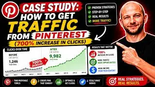 Case Study: How to Get Traffic From Pinterest (700% Increase in Clicks) #bloggingtipsforbeginners
