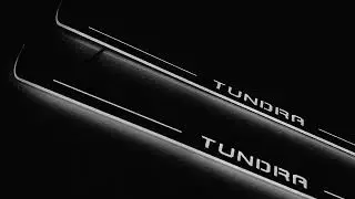 Led door sills for Toyota Tundra