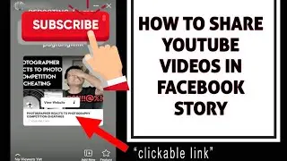 HOW TO SHARE CLICKABLE YOUTUBE VIDEO LINK IN FACEBOOK STORY | BEST YOUTUBE TIPS, TRICKS AND HACKS