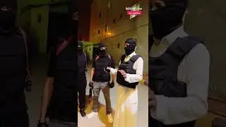 رجال الأمن تداهمة شقة مروجين المخدرات في العاصمة السعودية الرياض.... !!!