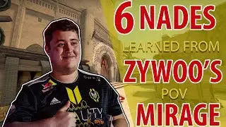 6 nades learned from ZywOo's POV - Mirage