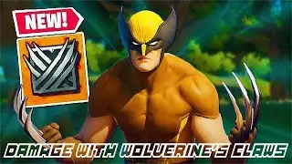Barely Finishing the Hardest Fortnite Challenge Ever!! (Damage with Wolverine's Claws)