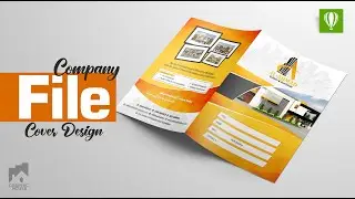 Coreldraw Tutorial | Construction Company File Cover Design in Coreldraw ||  