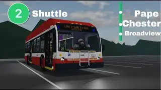 LINE 2 SHUTTLE | BROADVIEW-CHESTER-PAPE | NOVA LFS HEV/3418