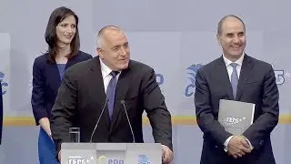 Бойко Борисов - изказване при представянето на листа за ЕП с кандидати за депутати на ГЕРБ и СДС