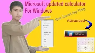Microsoft Updated Calculator For Windows New 2024 ✔By Smart Working #computerscience
