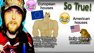 American Reacts to Europe VS USA Memes 🤣😂🎉
