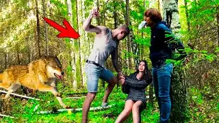 The friends wanted to abuse their friend's girlfriend in front of his eyes. But the incredible happe
