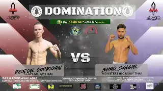 Reece Corrigan Vs Shaq Sallie - Domination Muay Thai 30