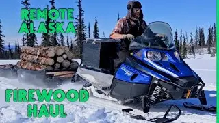 A day in the life cutting firewood | Alaska Wilderness Living