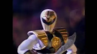 Mighty Morphin' Power Rangers Talking White Ranger and Lord Zedd UK TV toy advert
