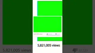 Green Screen Views Counter  