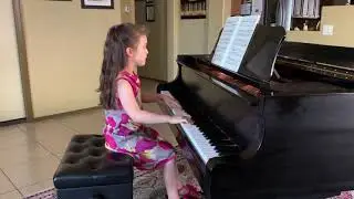 Bach Prelude in D minor BWV 935 - Sophia (Age 6).