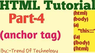 Using anchor tag in HTML / Lesson-4 (In Hindi)