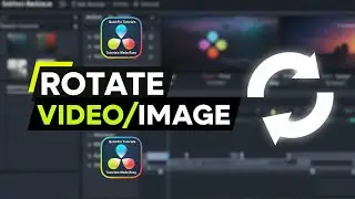 How to Rotate an Image or a Video in DaVinci Resolve? Tutorials for Beginners