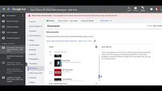 How to add/edit placement on Google Ads (2021)