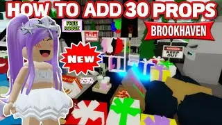 *NEW* HOW TO ADD 30 PROPS ALL AT ONCE IN BROOKHAVEN 🏡RP ROBLOX 😯🤯