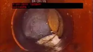 Can Cutter Removes Protruding Sewer Lateral from 8-inch VCP Main