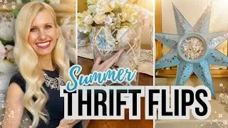 CAN I TURN *THRIFTED FINDS* Into HIGH-END SUMMER DECOR? Stunning Thrift Flips!